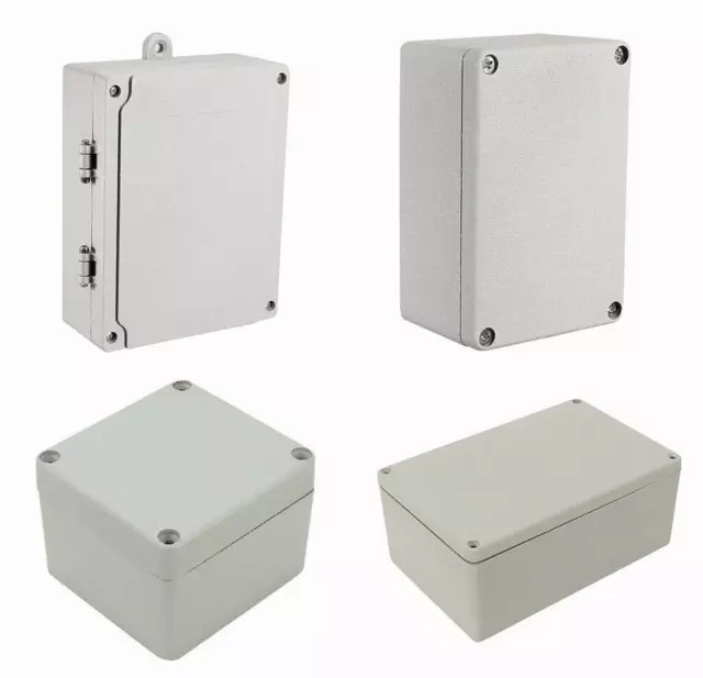 Various Sizes Metal Aluminum Junction Box Universal Electric Project Enclosure