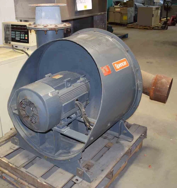 Spencer Turbine 3030-H 30-Hp Air-Handler Fan Exhaust Blower 3500-RPM 1400CFM 3Ph
