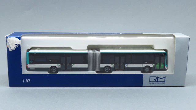 RIETZE AUTOBUS A Soufflet Man Ratp Ligne 95 Montmartre Ref. 67249 - H0 ...