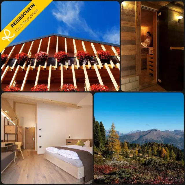 Kurzreise Trentino-Südtirol 3 Tage 2 Personen Hotel Reisegutschein Urlaub Reise