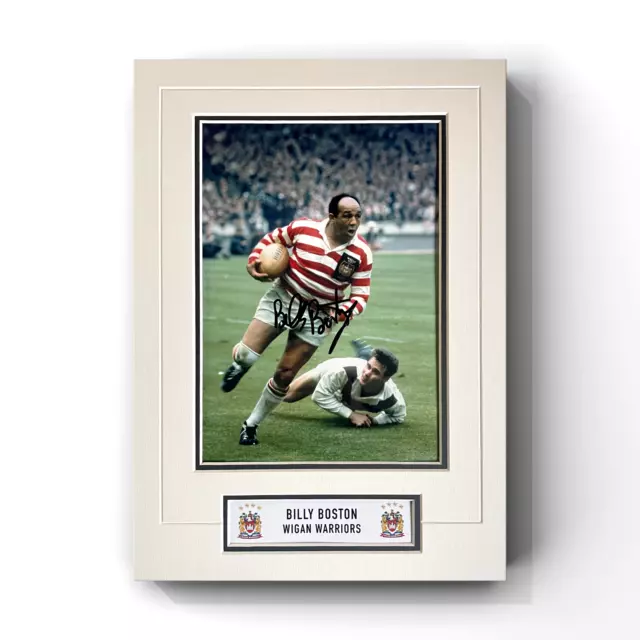 Billy Boston - Wigan Warriors Rugby League Signed Display