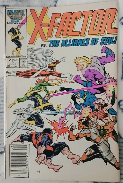 X-Factor #5 1986 Marvel RARE KEY! 1ST CAMEO APP.-APPCALYPSE! (VF)-(VF/NM)