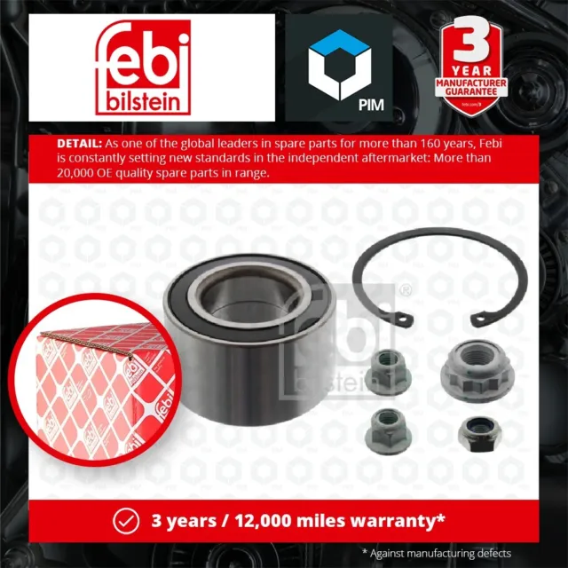 Wheel Bearing Kit fits VW BEETLE 1Y7 98 to 10 1J0407625 1J0498625 1J0498625A New