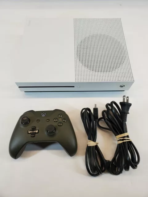 Xbox One S Model 1681 Bundle 6 Games 1 Controller White Console 1