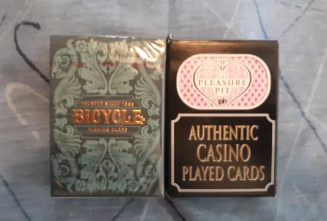 Bicycle Sea King Playing Cards + Pleasure Pit Casino Deck
