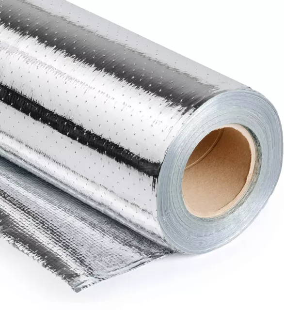 Radiant Barrier Metalized Aluminum Perforated Attic Insulation 4x250 (1000sqft)