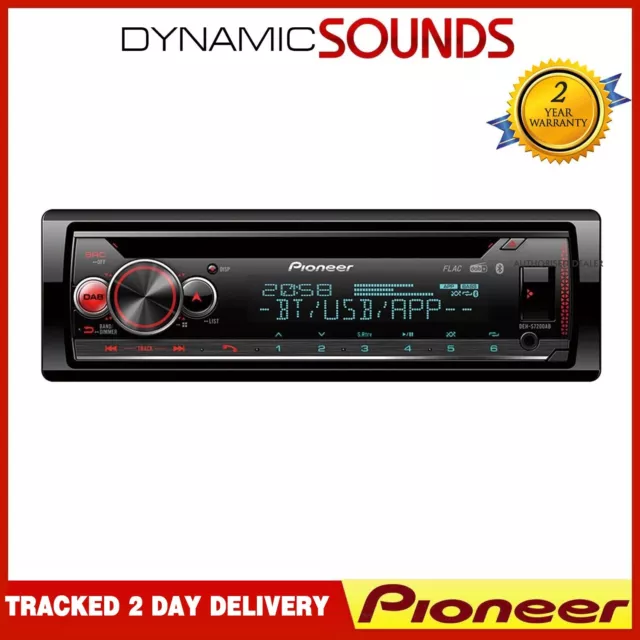 PIONEER DEH-S720DAB CD DAB Radio Bluetooth USB AUX Spotify iPhone Car  Stereo £168.69 - PicClick UK
