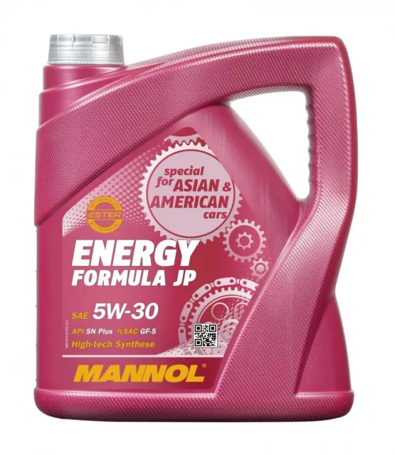 MANNOL ENERGY FORMULA JP Huile moteur 5W-30 4L pour HYUNDAI i10 (IA)