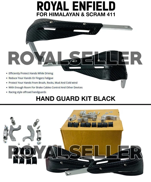 ROYAL ENFIELD BLACK HAND GUARD KIT For Himalayan & Scram 411 61.04