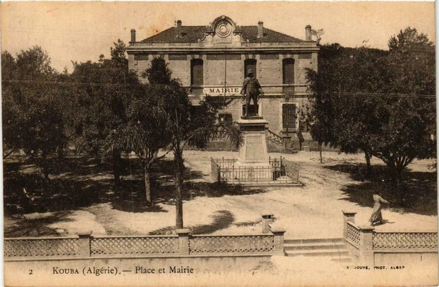 CPA AK Geiser 2 Kouba Place et Mairie ALGERIA (755673)