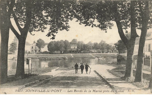 94 Joinville Le Pont #21641 Bords Marne Pres Canal Barques
