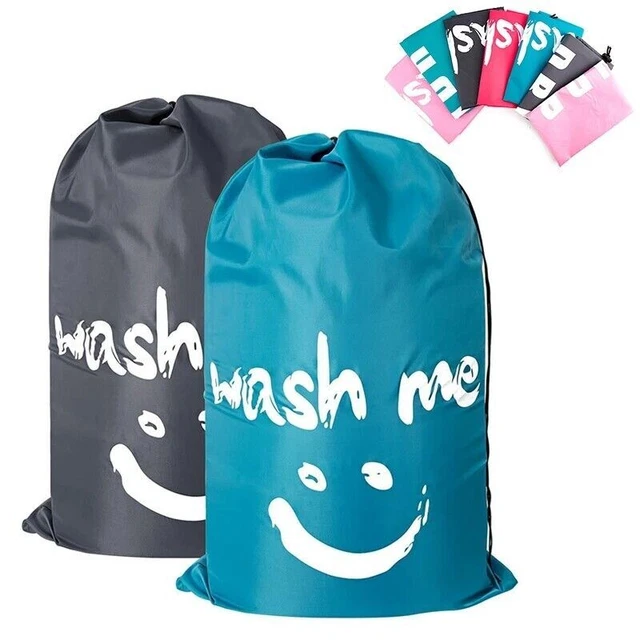 Travel Laundry Bag Extra Large Drawstring Heavy Duty Dirty Clothes Storage Bag