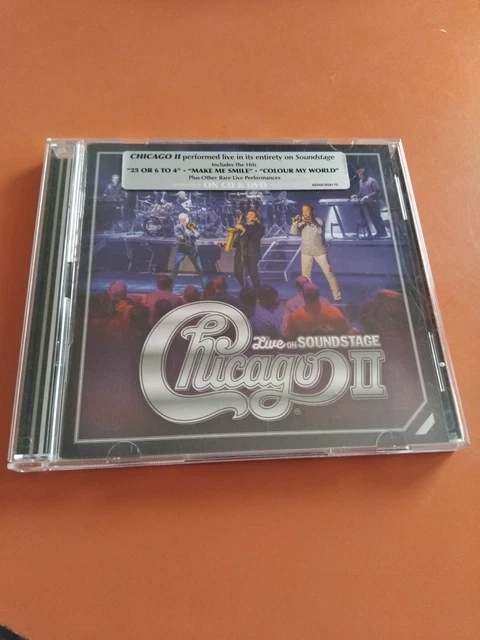 CHICAGO - CHICAGO II - Live on Soundstag - Chicago CD PPVG The