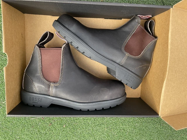 ROSSI 700 TROJAN, Elastic Side Safety Boot Colour Claret Kip