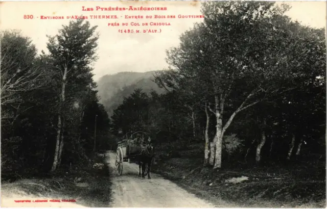 CPA environs d'AX-les-THERMES Entrée du Bois Ariege (101620)