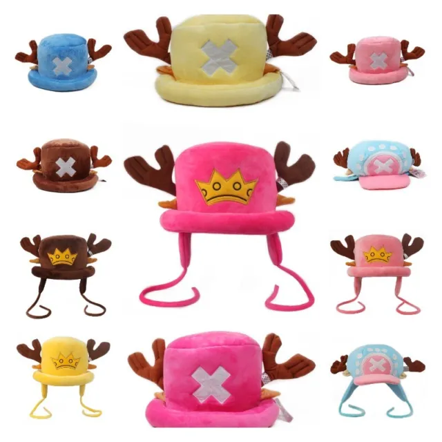 Role Play One Piece Chopper Cartoon Hat Perfect For Cosplay