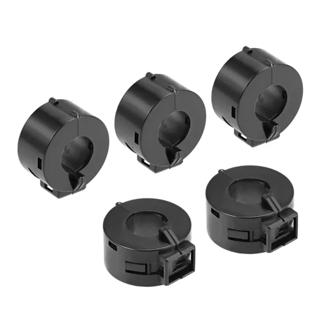 5Pcs Ferrite Noyaux Anneau à Pince RFI EMI Suppression Bruit Filtre Câble Pince