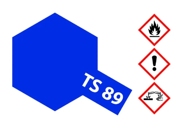 Tamiya 85089 TS-89 Blau Perleffekt 100 ml Spray