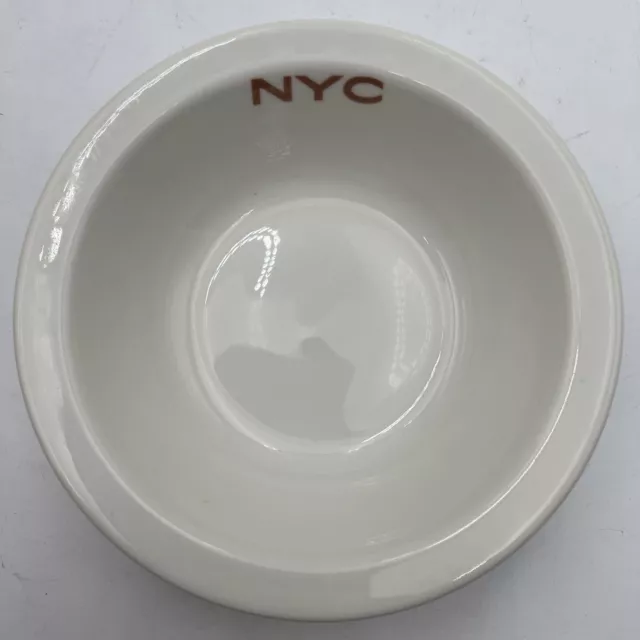 Vtg New York Central Railroad Nyc Syracuse China Mercury Pattern Cereal Bowl 6"
