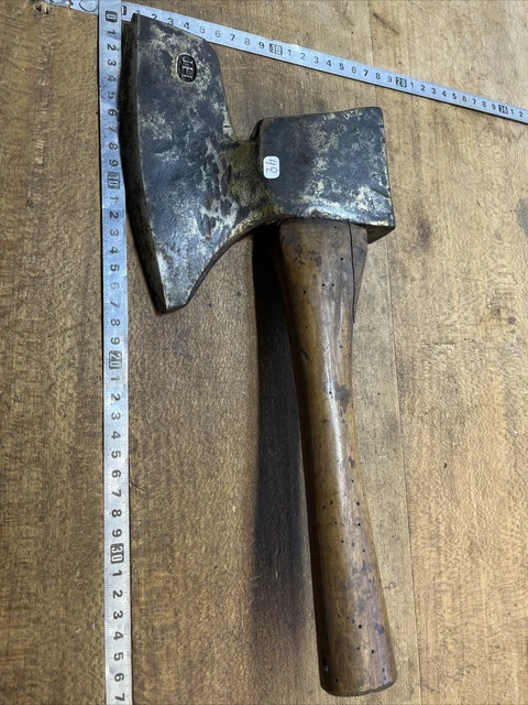 HACHE OLD TOOL Axe outil ancien De Bûcheron Signé Clerin Breba (n*242 HACHE OLD TOOL Axe outil ancien De Bûcheron Signé Clerin Breba (n*242