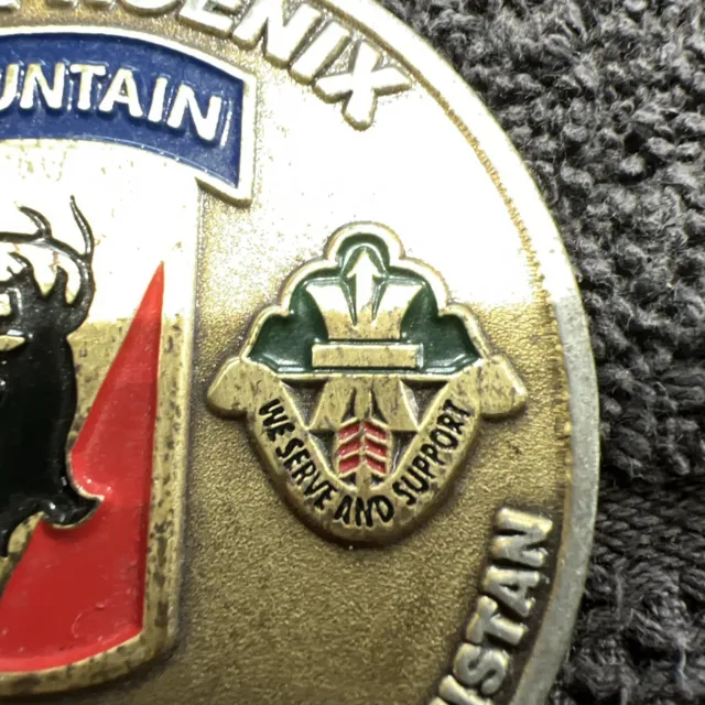 US MILITARY CAMP Phoenix Mountain Challenge Coin. Lot 252 $24.99 - PicClick