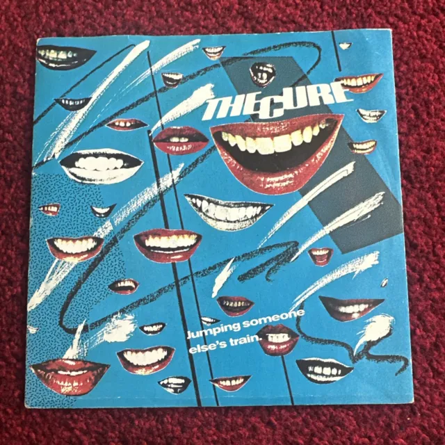 The Cure- Jumping Someone Else’s Train 7” Vinyl Fiction FICS005 1979 NM/VG+