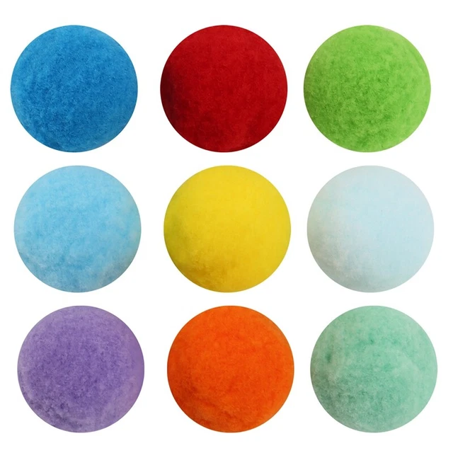 Bola guirnalda colorido pom pom guirnalda hecha a mano 28 bolas bola de fieltro girla P5A4