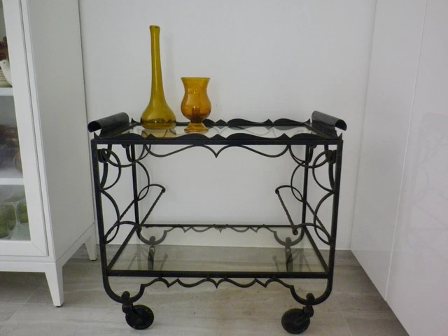 Table roulante vintage , desserte bar
