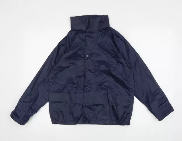 Wetplay Boys Blue Rain Coat Size 7-8 Years Zip