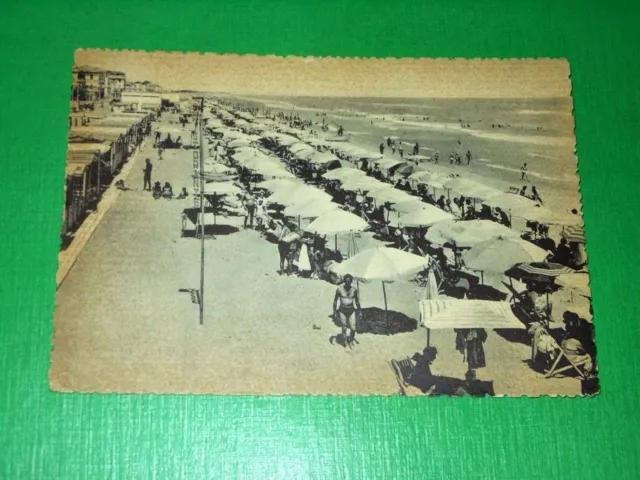 Cartolina Porto S. Giorgio - Spiaggia 1958