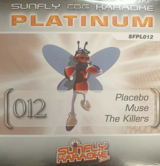 Sunfly Karaoke Platinum (SFPL012) CDG Disc Muse, The Killers