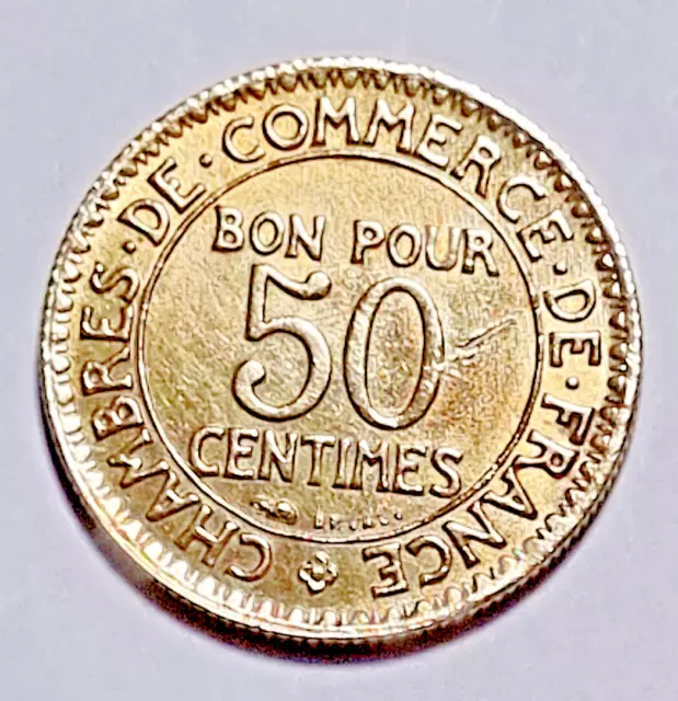 Monnaie, France, Chambre de commerce, 50 Centimes, 1926, Paris 2