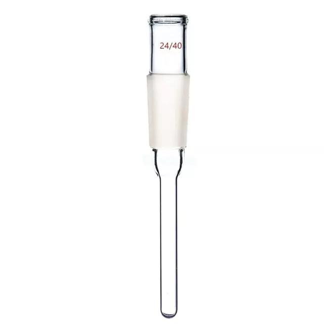 24/40 Glass Thermometer Adapter Size100mm Stem Tube Lab Glassware