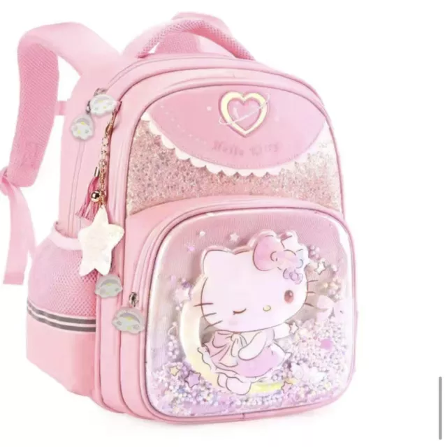 Sanrio Hello Kitty Back Pack Bag Book Bag Back To School Kawaii Kids Pink