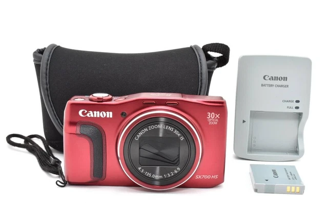 EXCELENTE ARTÍCULO: CANON PowerShot SX700 HS rojo #E-14MY26-1766