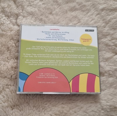 HÖRSPIEL &DIE VORSCHULLERNRAUPE. Buchstaben und Laute", top EUR 2,50