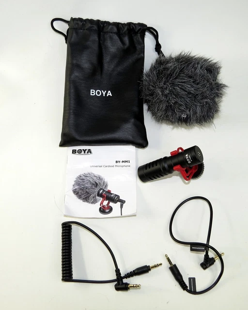 BOYA BY-MM1 Cardioid Shotgun Microphone MIC Video for Smartphone DSLR