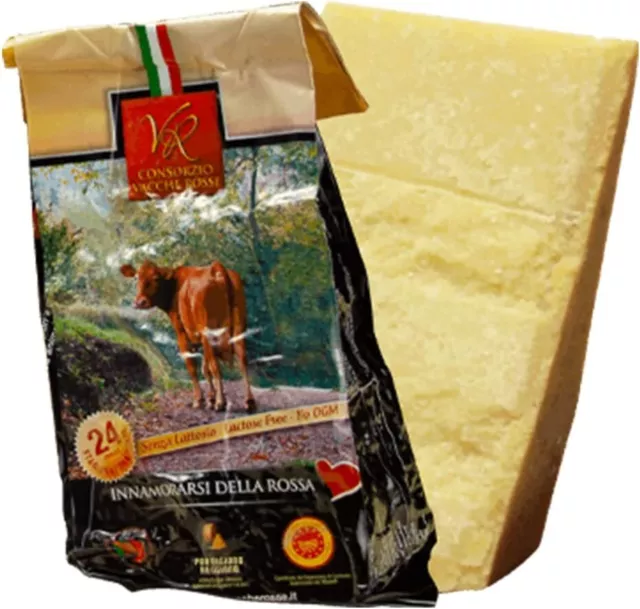 Formaggio Parmigiano Reggiano DOP Vacche Rosse Stagionatura 24 Mesi - 1 Kg