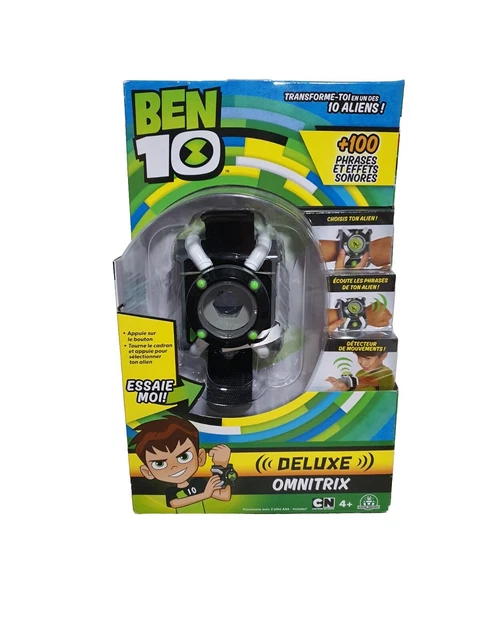 MONTRE BEN 10 Omnitrix Deluxe Playmate 2017 Français Jouet Figurine EUR