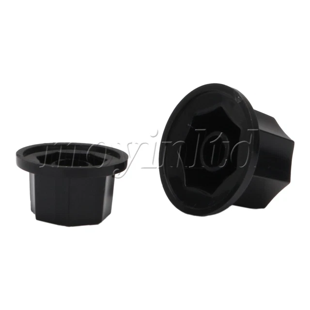 30PCS Black Guitar JB Bass Knobs Potentiometer Control Knob Volume Audio