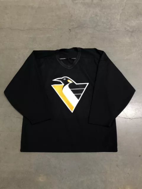 Vintage 90’s Pittsburgh Penguins CCM Blank Practice Hockey Jersey Men’s M-L