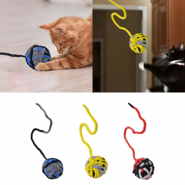 Chat Jouets Boule Chat Pompon Boules Chien Balle Couinante pour Chiot Chats