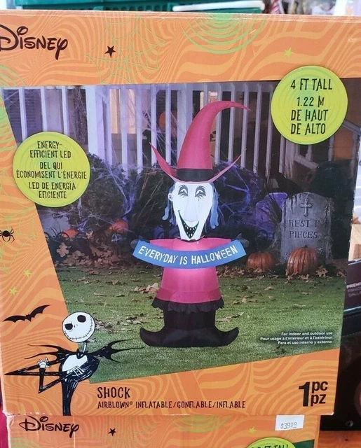 GEMMY 4FT NIGHTMARE Before Christmas Shock Halloween Inflatable £39.49