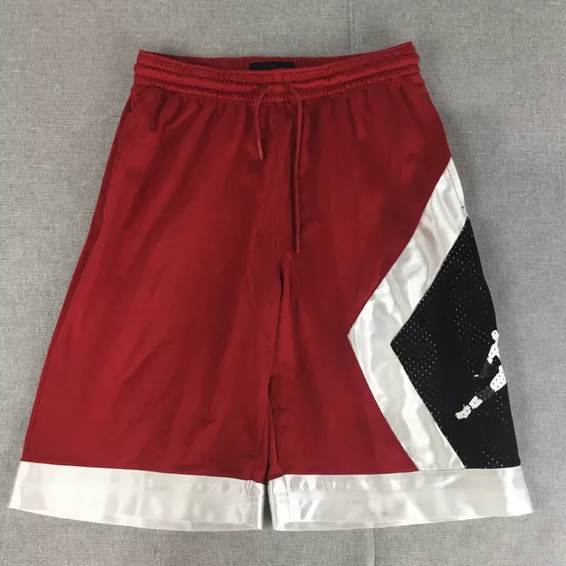 Nike Air Jordan Kids Boys Basketball Shorts Youth Size L 12 - 13 Yrs Red Jumpman