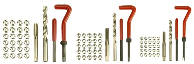 Dragway Tools 88 pc Stripped Thread Rethread Recoil Repair Kit Metric M6 M8 M10
