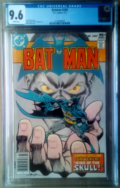 BATMAN #289 cgc 9.6 White 1977 sweet GRELL cover