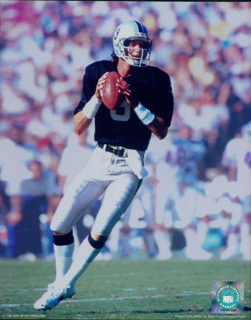 MARC WILSON OAKLAND Raiders NFL sous licence non signée brillante 8x10