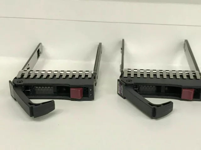 2X HP 500223-001 2.5" SAS SATA HDD Tray DL380 DL360 DL385 ML370 ML350 570 G6 G7