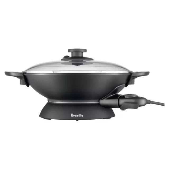 NEW Breville BEW300BLK the Quick Wok Electric Wok