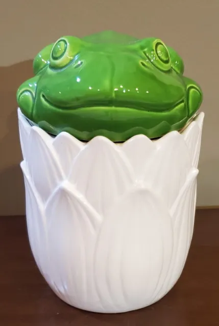 Froggy By Stafford Frog Cookie / Candy Jar